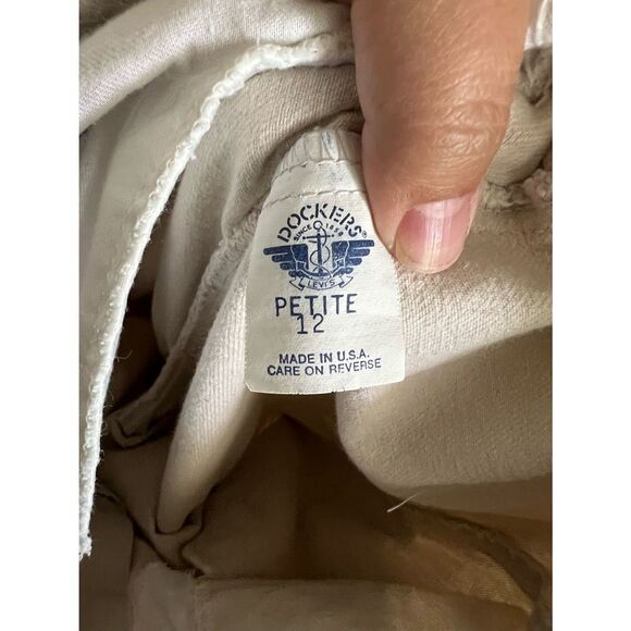 Vintage 1980s Dockers khaki pants - size 12 - Picture 7 of 11